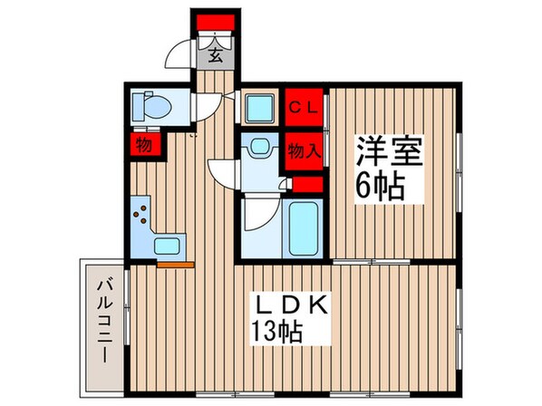 メゾンド津田沼の物件間取画像